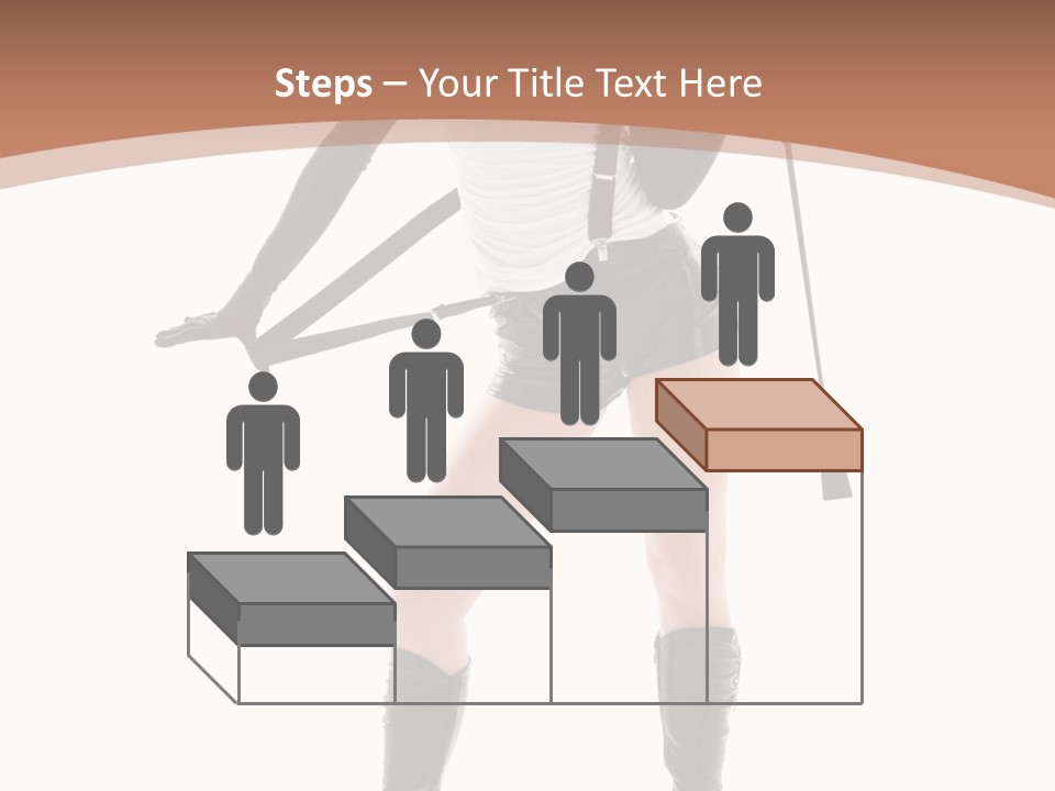 Girl Elegant Isolated PowerPoint Template