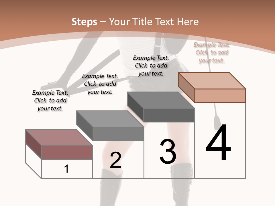 Girl Elegant Isolated PowerPoint Template