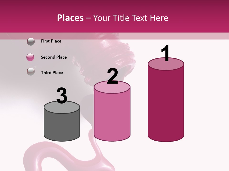 Elegance Pink Polish PowerPoint Template