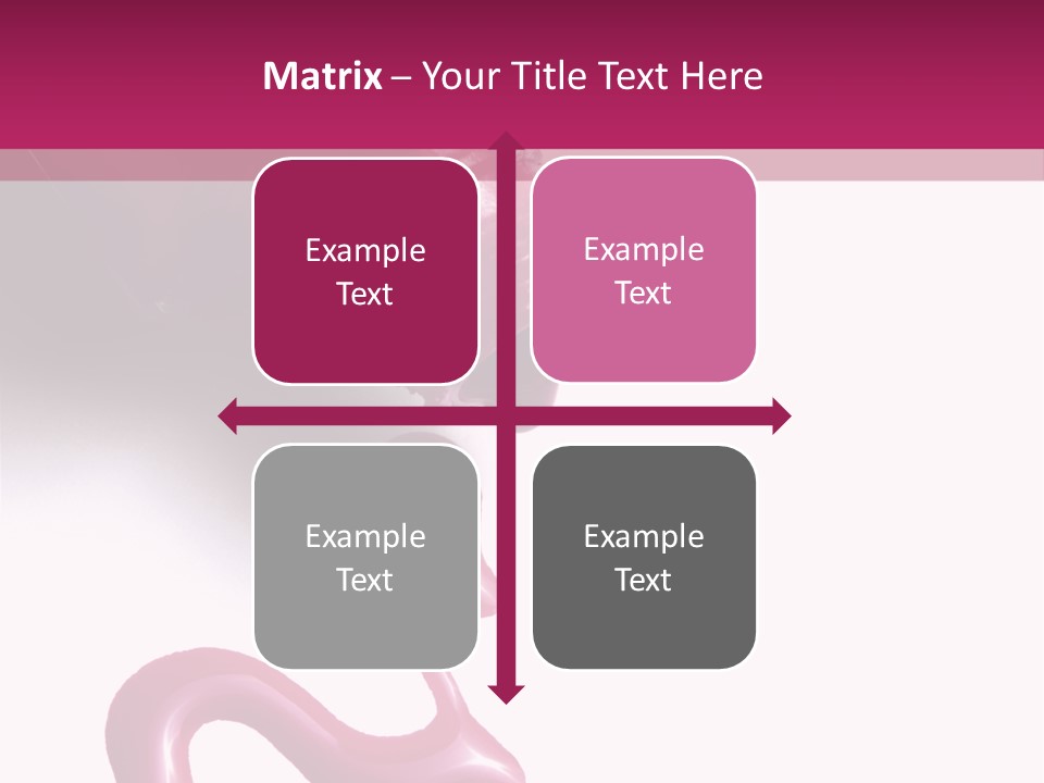 Elegance Pink Polish PowerPoint Template