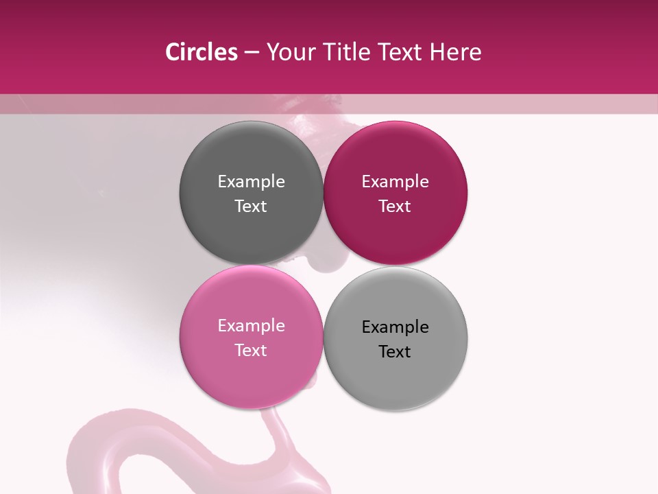 Elegance Pink Polish PowerPoint Template