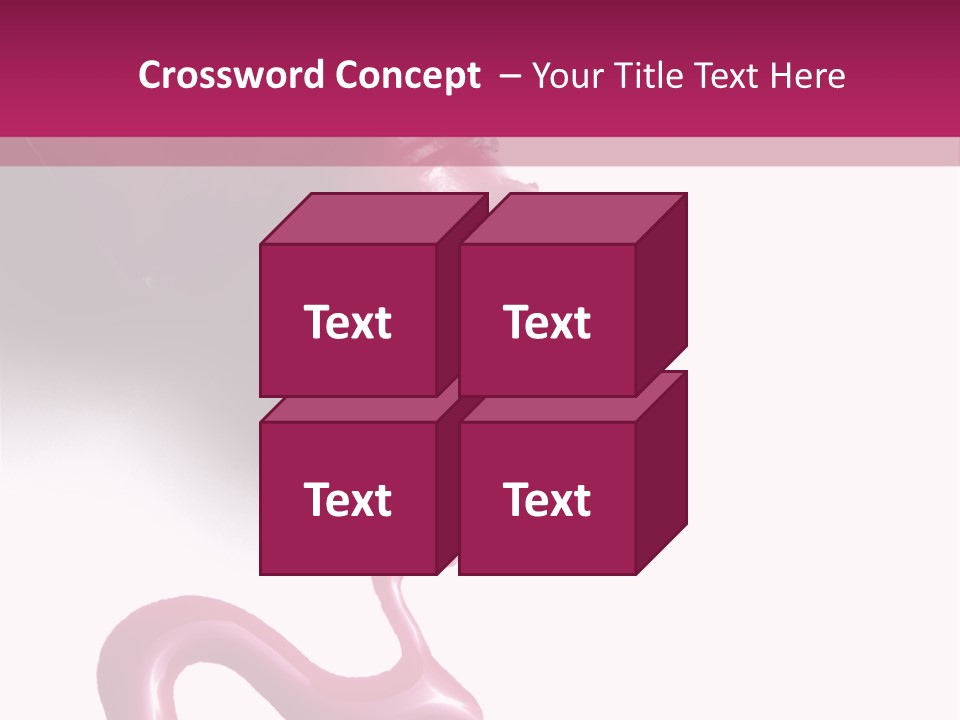 Elegance Pink Polish PowerPoint Template