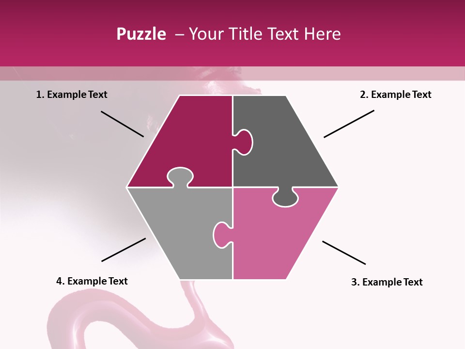 Elegance Pink Polish PowerPoint Template