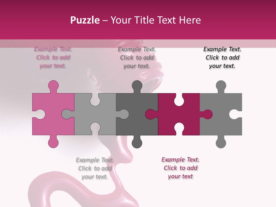 Elegance Pink Polish PowerPoint Template