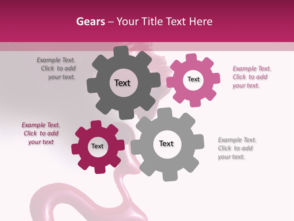 Elegance Pink Polish PowerPoint Template