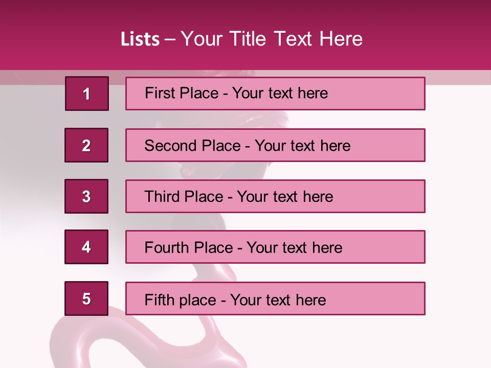 Elegance Pink Polish PowerPoint Template