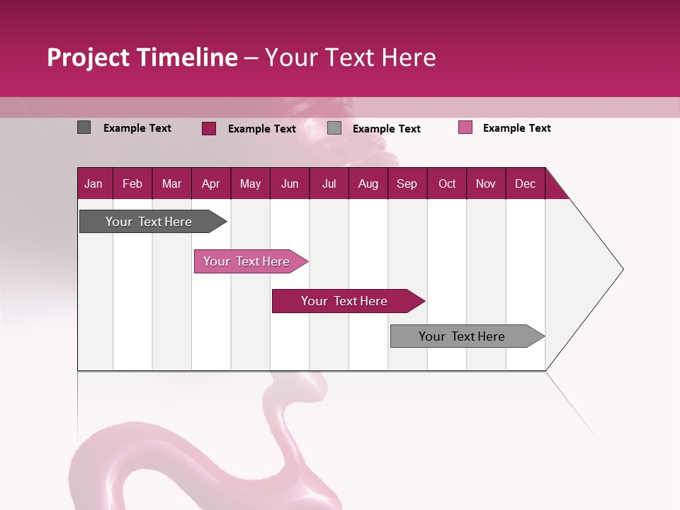 Elegance Pink Polish PowerPoint Template