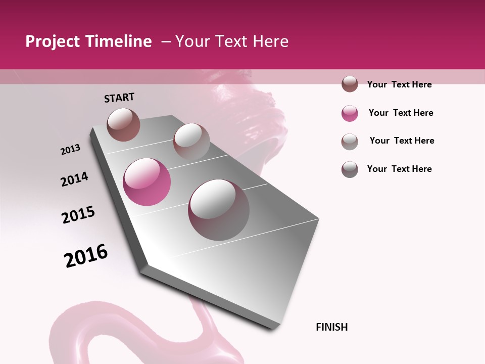 Elegance Pink Polish PowerPoint Template