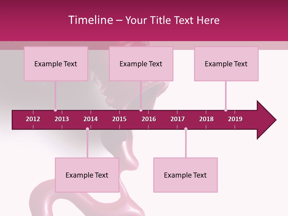 Elegance Pink Polish PowerPoint Template