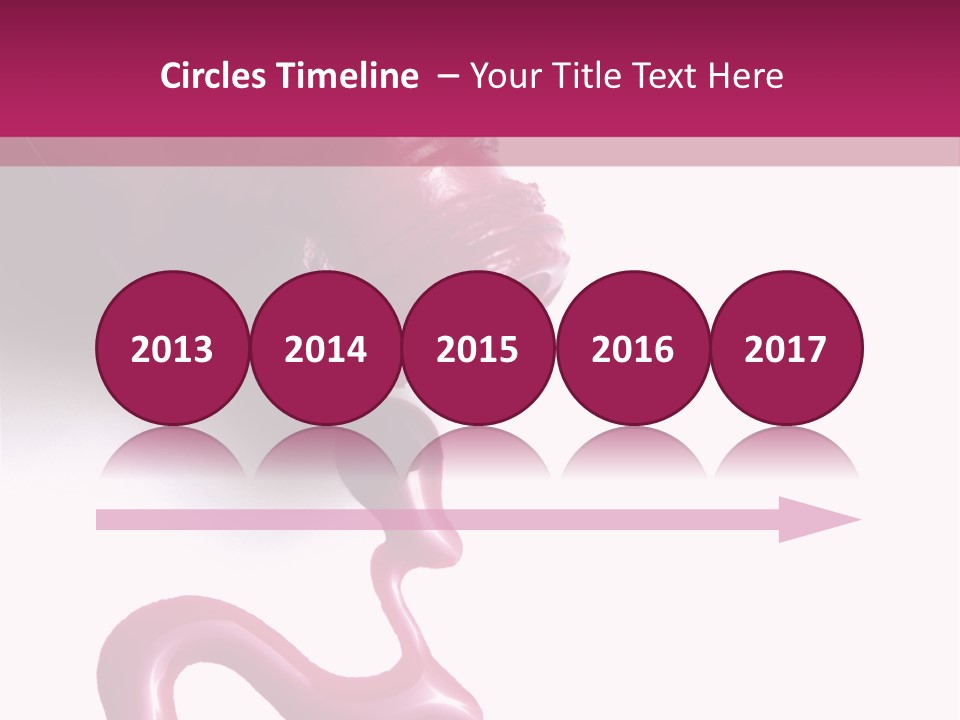 Elegance Pink Polish PowerPoint Template