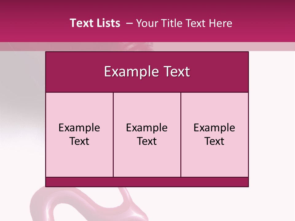 Elegance Pink Polish PowerPoint Template