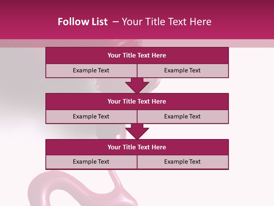 Elegance Pink Polish PowerPoint Template