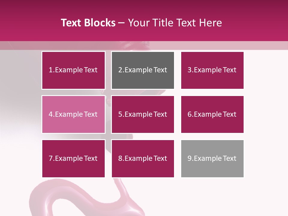 Elegance Pink Polish PowerPoint Template