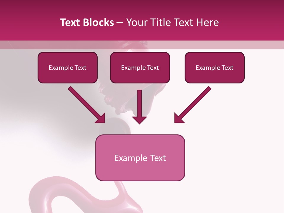 Elegance Pink Polish PowerPoint Template