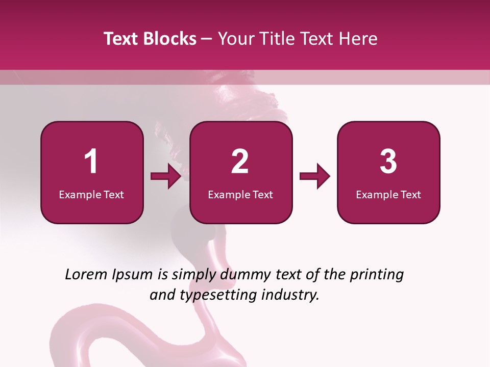 Elegance Pink Polish PowerPoint Template