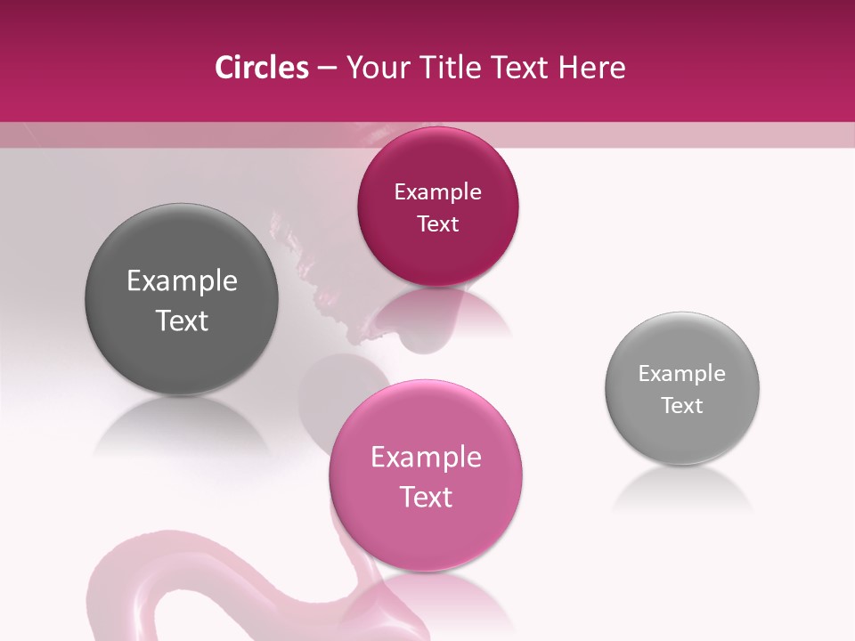 Elegance Pink Polish PowerPoint Template