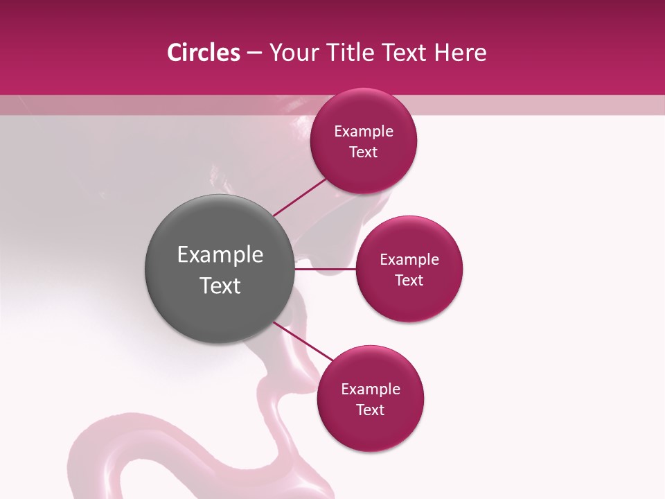 Elegance Pink Polish PowerPoint Template