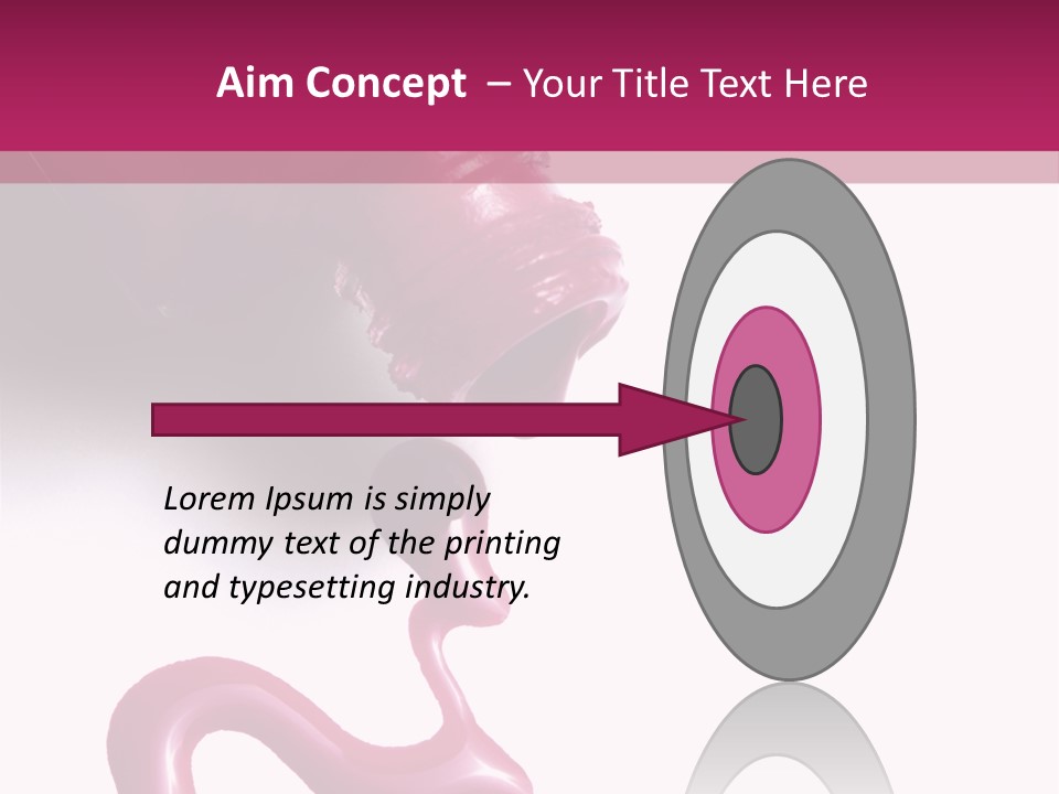 Elegance Pink Polish PowerPoint Template