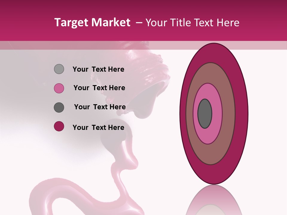 Elegance Pink Polish PowerPoint Template