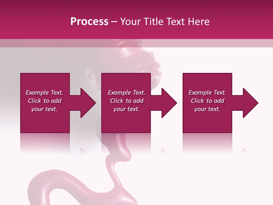 Elegance Pink Polish PowerPoint Template