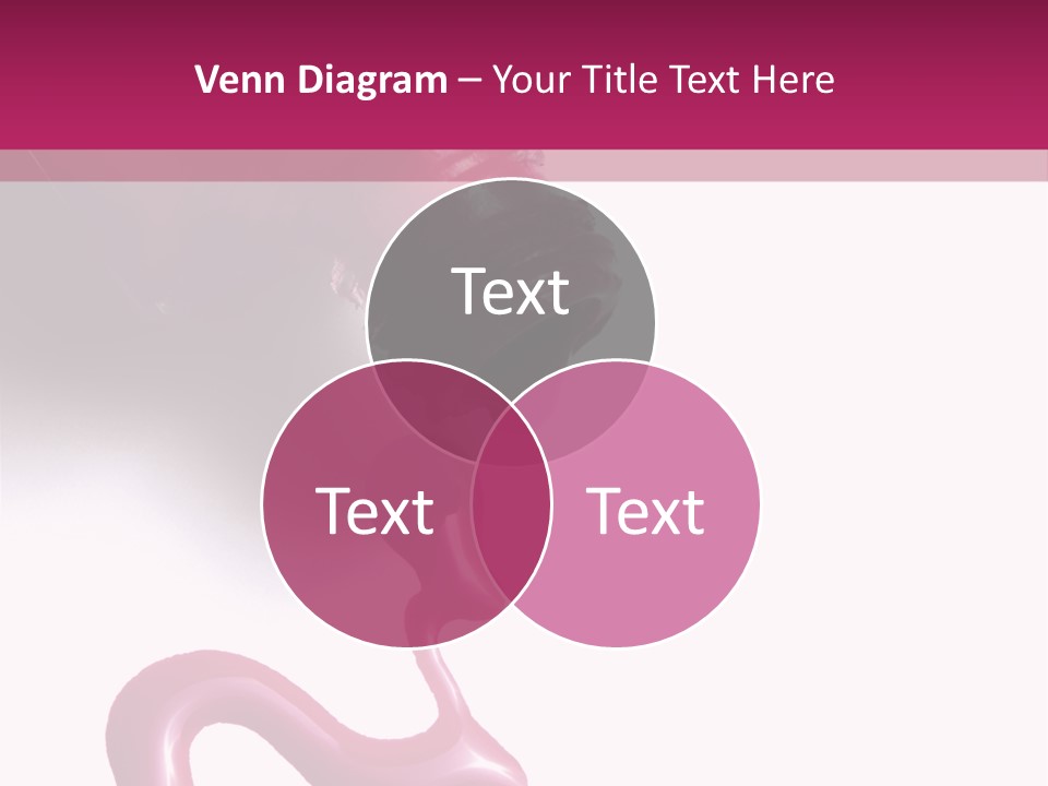 Elegance Pink Polish PowerPoint Template