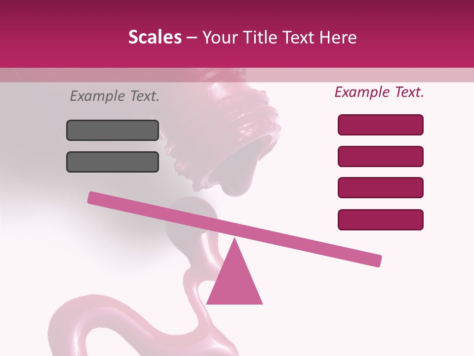 Elegance Pink Polish PowerPoint Template