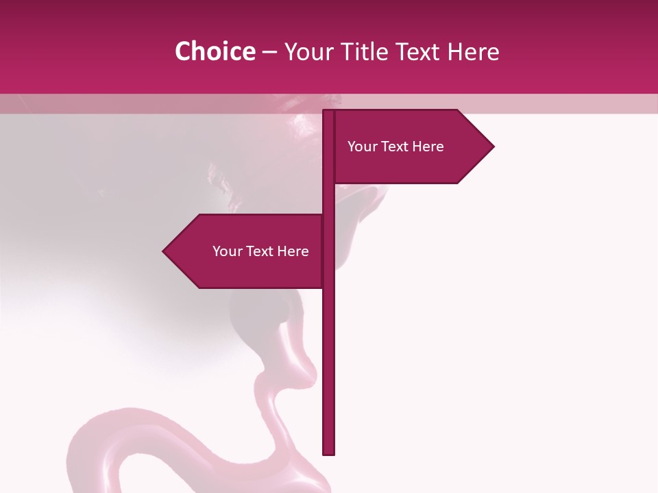Elegance Pink Polish PowerPoint Template