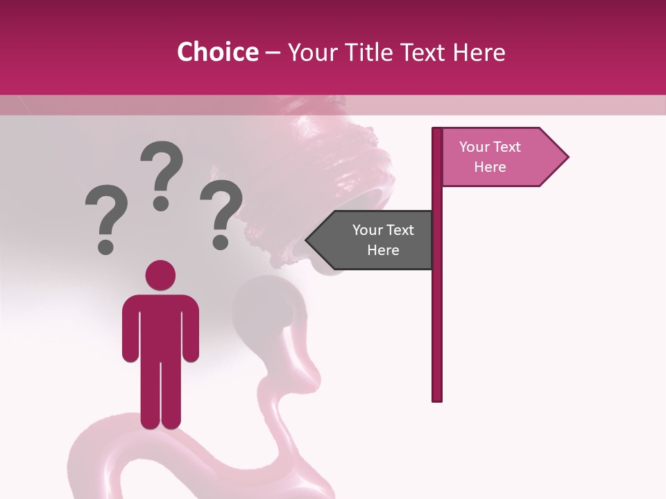 Elegance Pink Polish PowerPoint Template