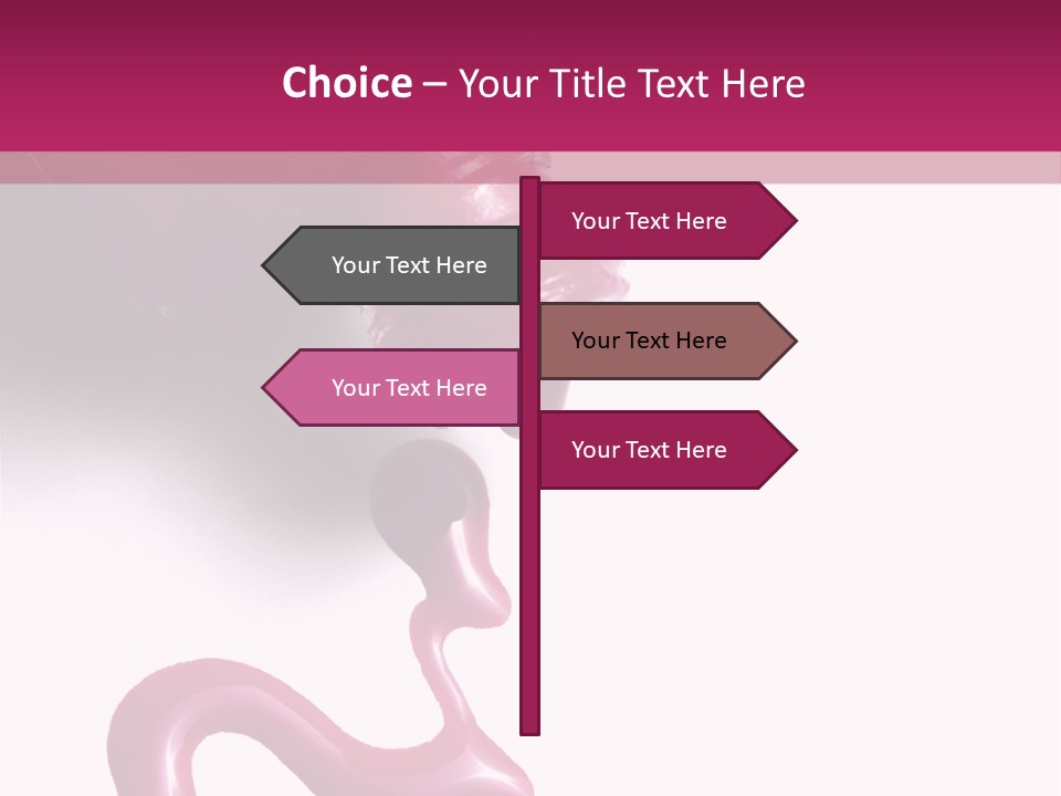 Elegance Pink Polish PowerPoint Template