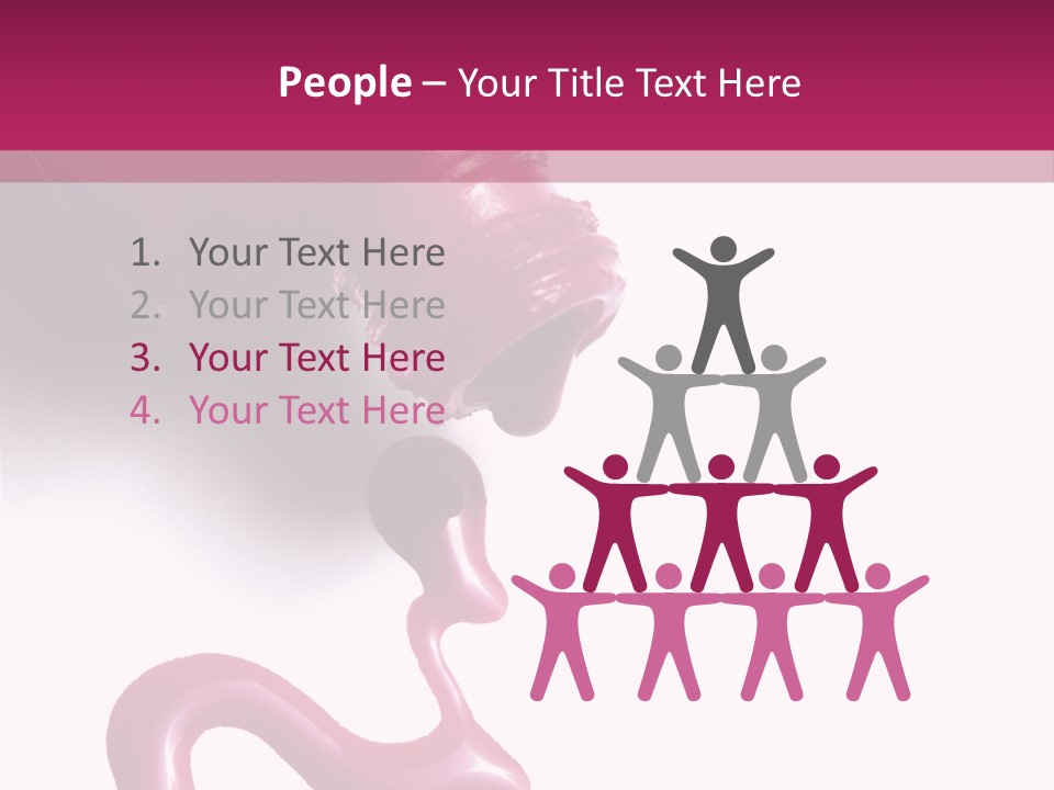 Elegance Pink Polish PowerPoint Template