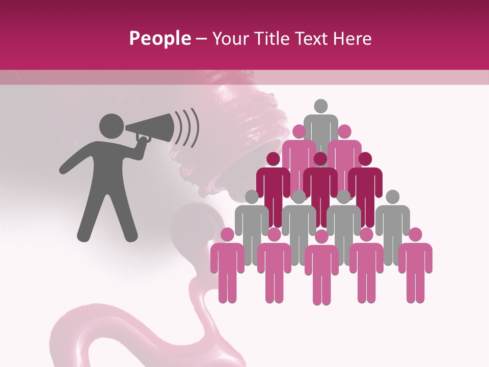 Elegance Pink Polish PowerPoint Template