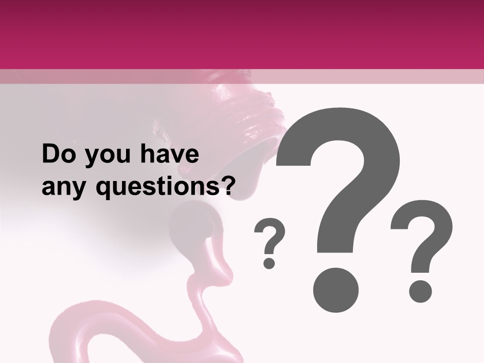 Elegance Pink Polish PowerPoint Template