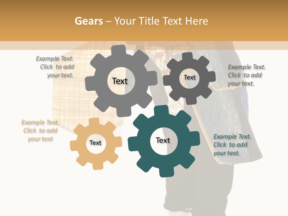 Gesture Old Service PowerPoint Template