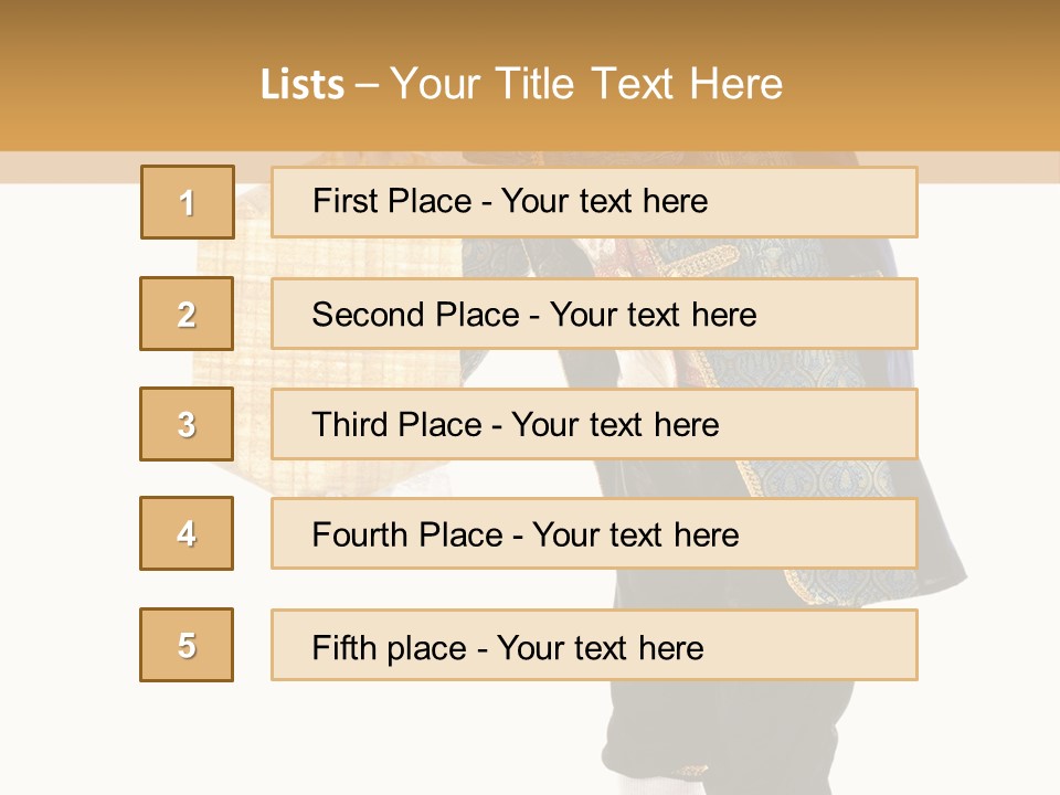 Gesture Old Service PowerPoint Template