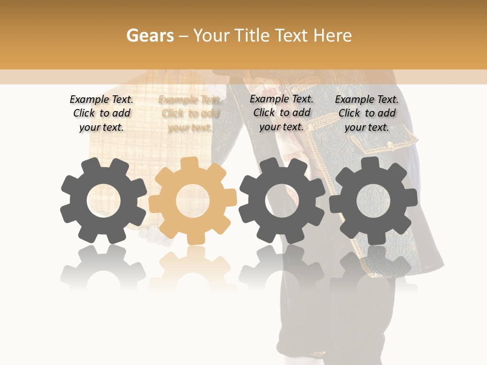 Gesture Old Service PowerPoint Template