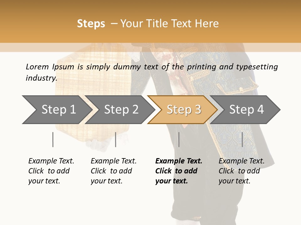 Gesture Old Service PowerPoint Template