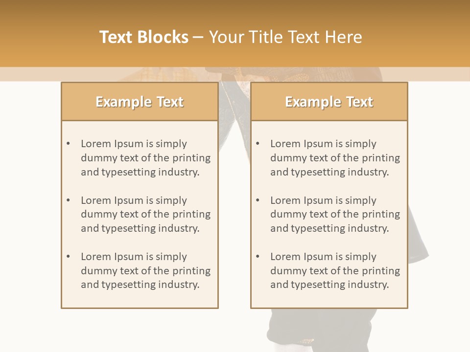 Gesture Old Service PowerPoint Template