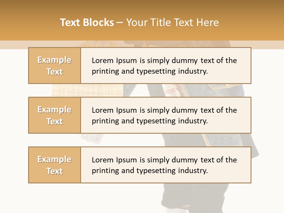 Gesture Old Service PowerPoint Template