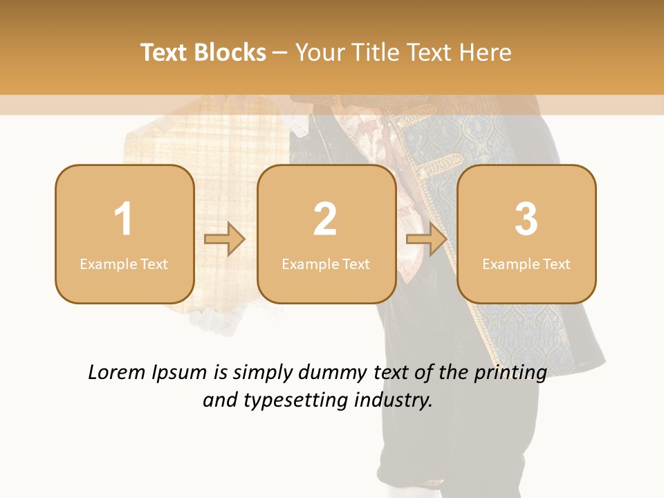 Gesture Old Service PowerPoint Template