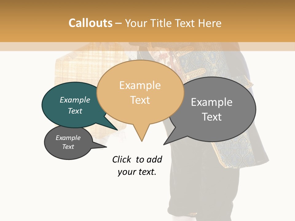 Gesture Old Service PowerPoint Template
