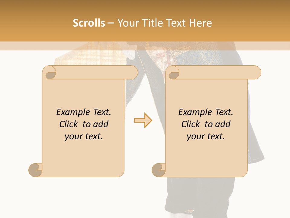 Gesture Old Service PowerPoint Template