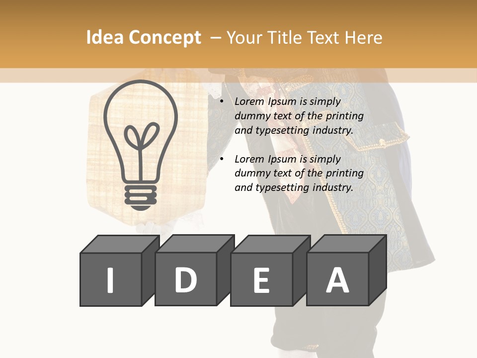 Gesture Old Service PowerPoint Template