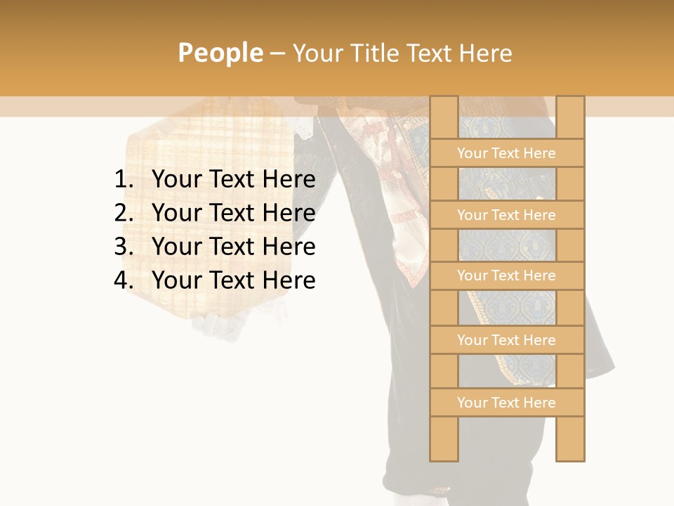 Gesture Old Service PowerPoint Template