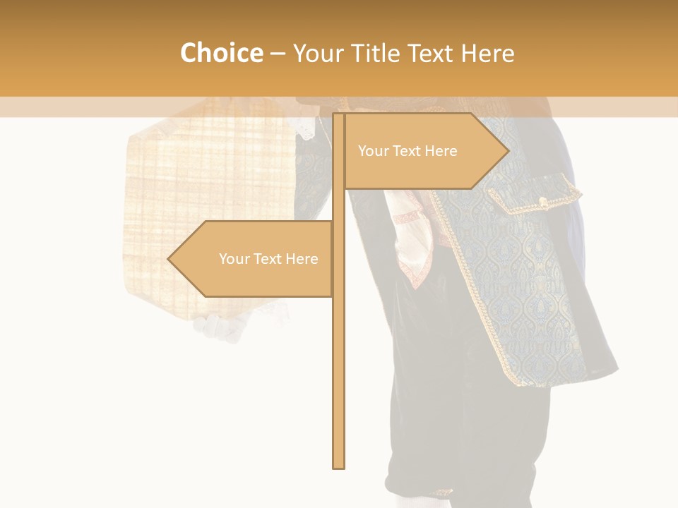 Gesture Old Service PowerPoint Template