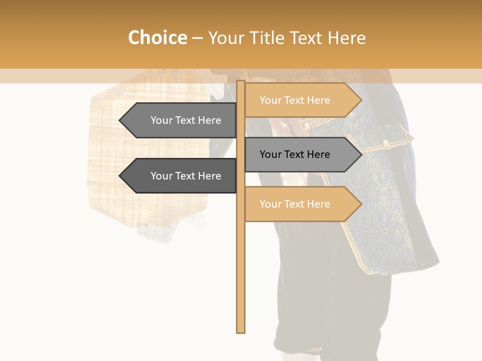 Gesture Old Service PowerPoint Template