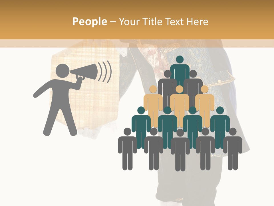 Gesture Old Service PowerPoint Template