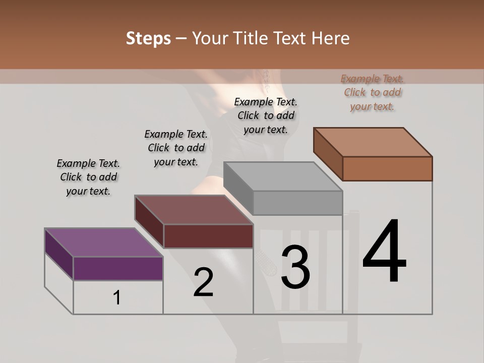 Young Performer White PowerPoint Template