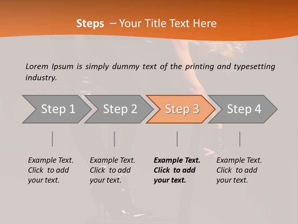 Clothing Performance Beauty PowerPoint Template