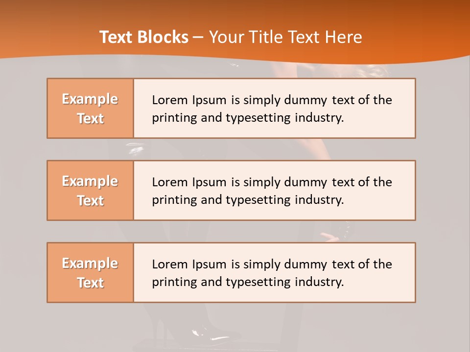 Clothing Performance Beauty PowerPoint Template