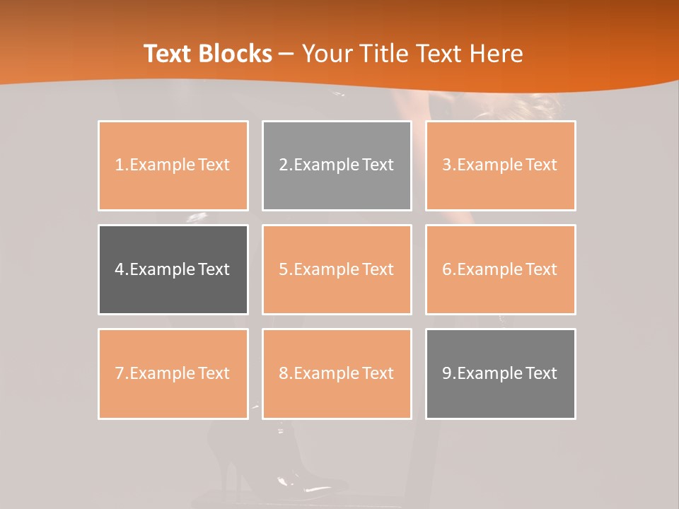 Clothing Performance Beauty PowerPoint Template